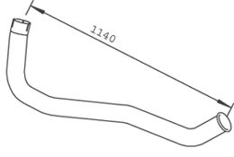 DINEX 53642 Exhaust Pipe